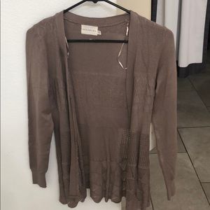 Brown cardigan